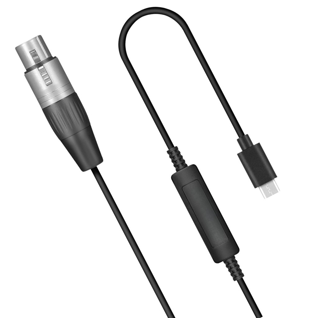 Saramonic Cabo de interface microfone XLR fêmea para USB-C
