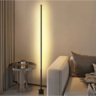 Luminária de chão led nórdica, luz ambiente de canto acrílico, adequada para iluminação vertical em sala de estar, estudo, quarto