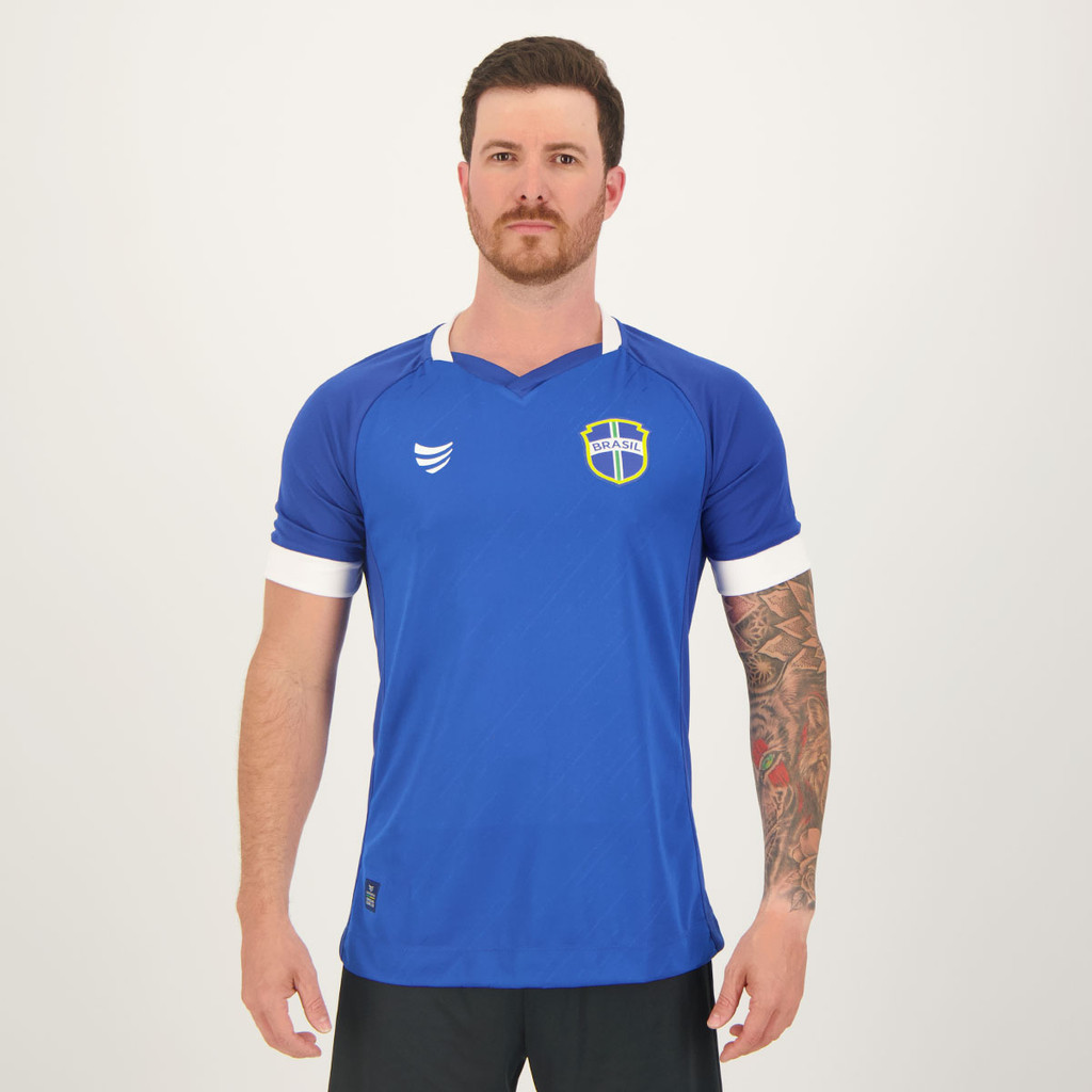 Camisa Super Bolla Brasil Diamante Copa Azul