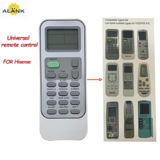Adequado para Controle Remoto do Ar Condicionado HISENSE Controle Remoto Universal DG11L1-01 DG11L1-02 DG11L1-03 DG11L1-04 AN10DBG