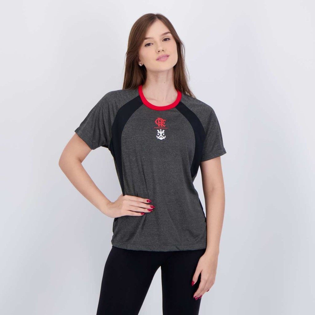 Camisa Flamengo Var Feminina Cinza Shopee Brasil
