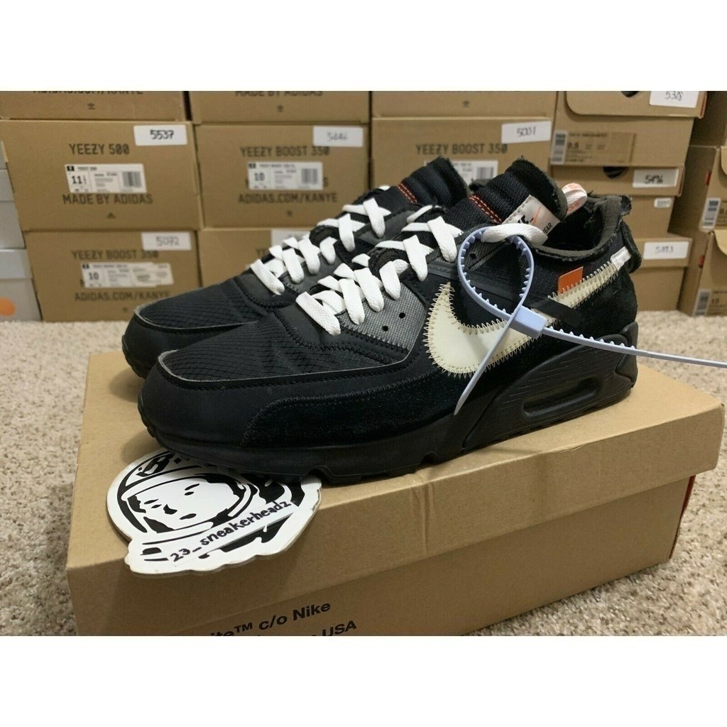 HTH DGHU x off white air max 90 preto tamanho 9 baixo zapatillas aa7293001 sapatos esportivos p256 DDIT
