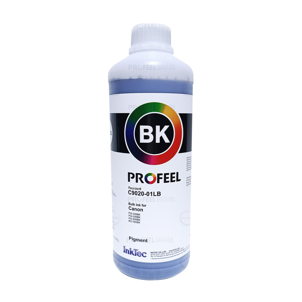 Tinta Black Pigmentada Inktec Profeel C9020 P/Can - 1L | Shopee Brasil