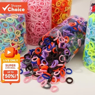 100 Peças Faixas De Cabelo Coloridas Para Meninas Macias Sem Emaranhados Suportes De Rabo De Cavalo Conjunto De Laços In 100 Peças Faixas De Cabelo Coloridas Para Meninas Macias Sem Emaranhados Suportes De Rabo De Cavalo Conjunto De Laços In