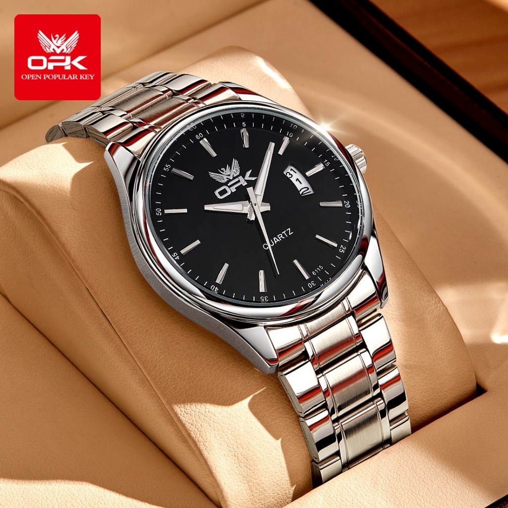 opium darkwear Napoleon ナポレオン白　archive Alta Qualidade【‌com caixa‌】OPK Relógio de Quartzo negócios Prova