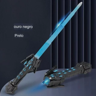 Legal retrátil espada Laser genuíno Star Wars brinquedo das crianças faca menino espada brilhante piscando vara fluoresc