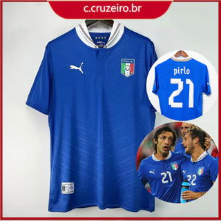 2012 Retro Itália camisa I personalizado futebol camisa Nome Número