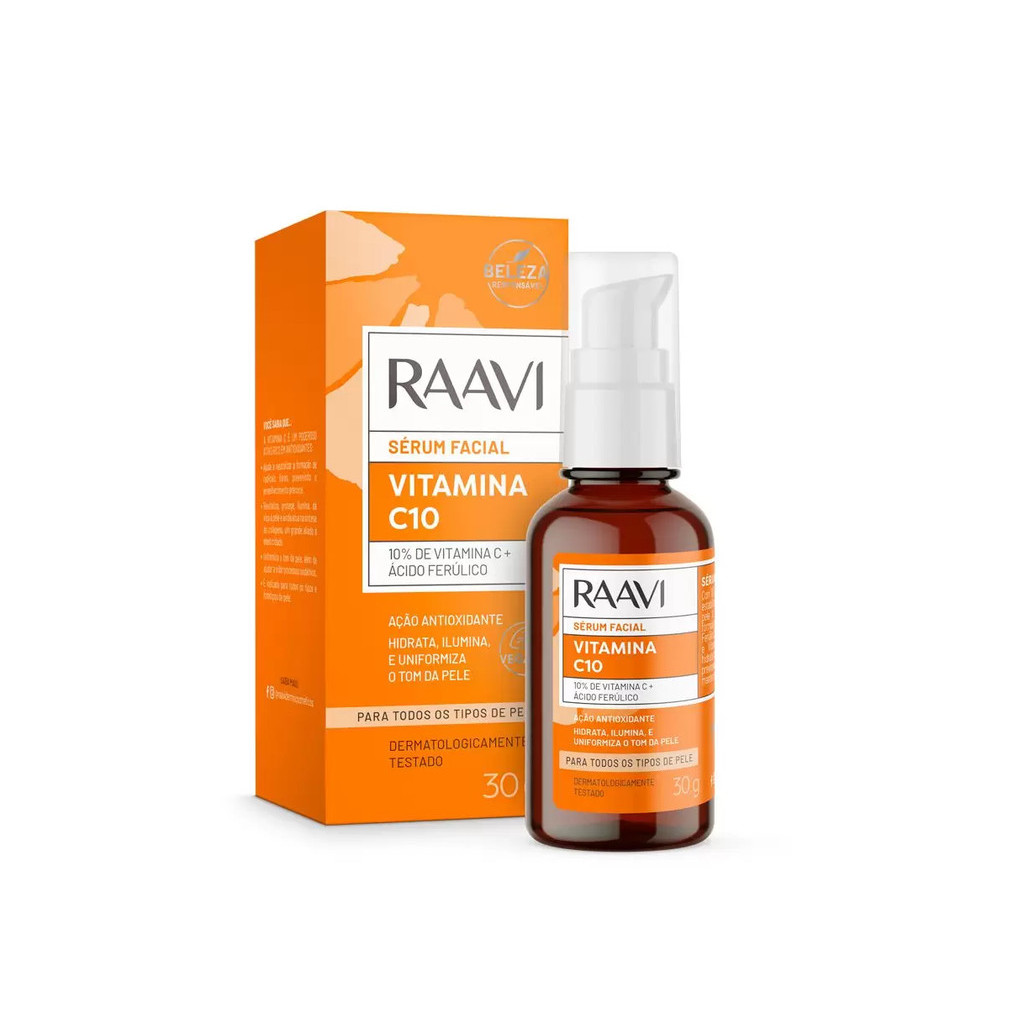Imagem do produto Raavi Sérum Facial Vitamina C 10 30g