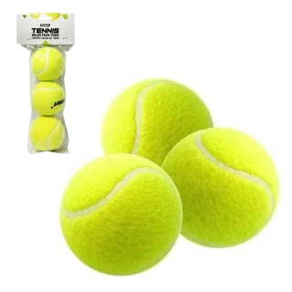 Kit 3 Bolas de Tênis Verde para Treinamento Esporte Lazer Brasport