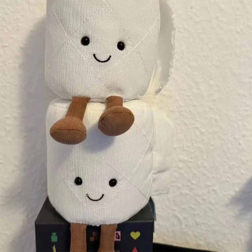 Jellycat Cartoon Roll Paper Plush Toy Jellycat Toilet paper creative ...