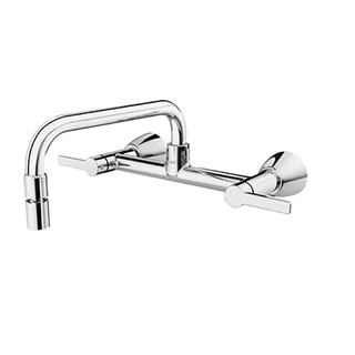 Torneira Misturador Cozinha Parede Bica Baixa Gali Cromado em Oferta na Shopee