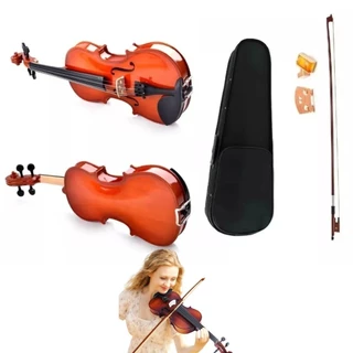 Violino Para Iniciantes 4/4 3/4 1/2 1/8 1/16 Alta Qualidade Regulagem Cavalete Estandarte Ideal Luxo em Oferta na Shopee