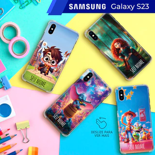 Capa Capinha - Samsung Galaxy S23 - Personagem de Desenho Animado Criado por IA