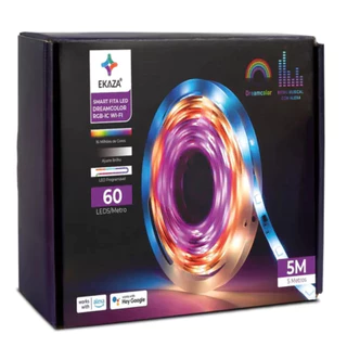 Kit Fita Led Inteligente Rgb DreamColor Wi-fi Alexa 5 metros