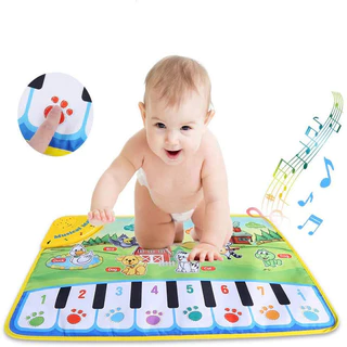 60 × 37cm Tapete Musical Fazenda De Som Animal Temático Baby Carpete Infantil Piano Tocar Música Brinquedos Educativos Presente De Natal