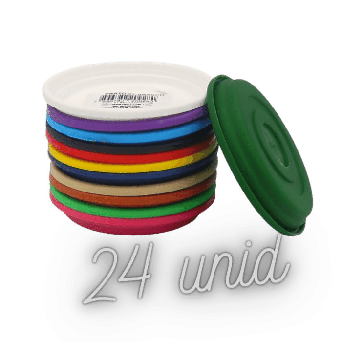 Prato 07 Cm - Modelo Vicenza - Kit 24 unid