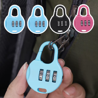 5Pcs Mini Cadeado Com Senha Colorida-Fechadura Código Digital De Segurança-Para Armário De Dormitório , Diário , Mala Três Bits De Caixa De Carrinho Zíper De Mochila em Oferta na Shopee