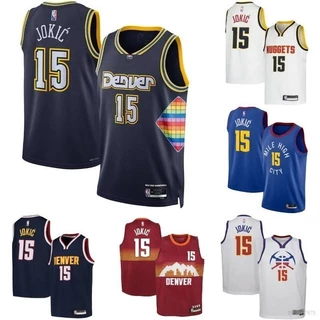 2022 NBA Jersey Denver Nuggets Jokic Classic Colete Esportivo Edição Comemorativa Plus Tamanho Unisexo
