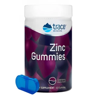 Trace Minerals Gomas de Zinco 30mg 60 Goma Porta Cápsulas