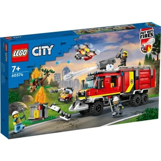 LEGO City - Caminhão de Comando de Incêndio - 502 Peças - 60374