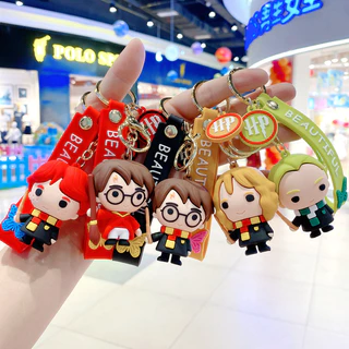 Harry Potter PVC chaveiro casal pequeno pingente presente