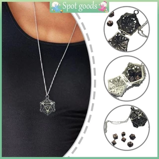 vivi Conjunto Pequenos Antigos D Chaveiro Portátil Metal Colar Oco D20