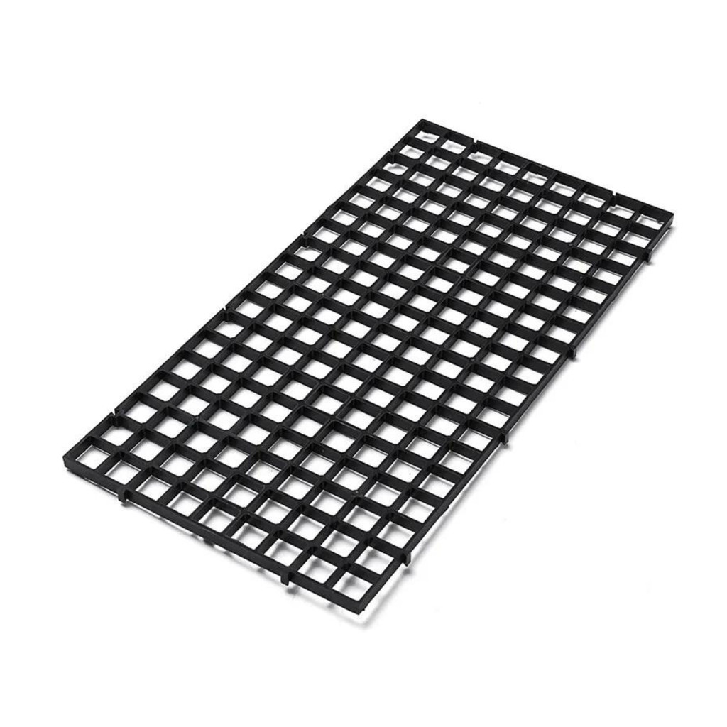 Divisória colméia plástica para aquario 15cmx30cm furo 9mm