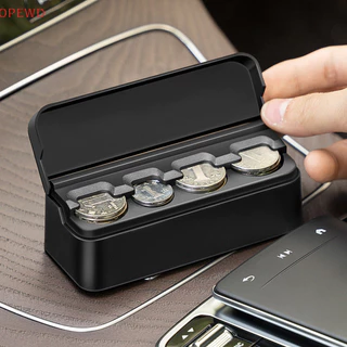 [OPEWD] Porta Moedas Para Organizador De Troca De Carros Armazenamento Universal De Dispensador De Dinheiro Caixa Caminhões Acessórios Drop Ship JJO