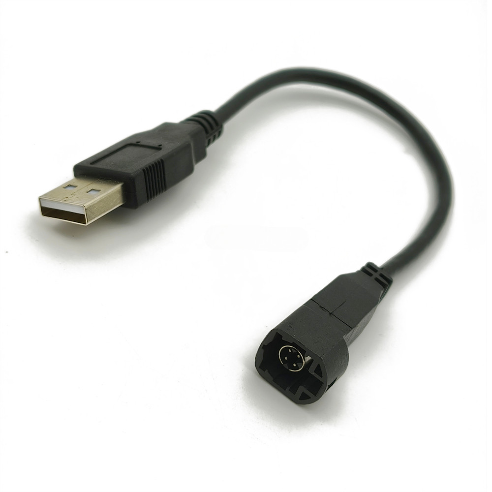 Adaptador USB Para Carro Interface De Fio Modificação De Áudio Linha De Conversão Adequada VW RCD310/300 POLO SANTANA Lavida