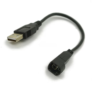 Adaptador USB Para Carro Interface De Fio Modificação De Áudio Linha De Conversão Adequada VW RCD310/300 POLO SANTANA Lavida