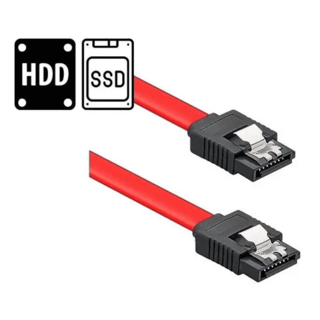 Cabo de Dados Sata Serial ATA 26AWG 22cm Com Trava E332199