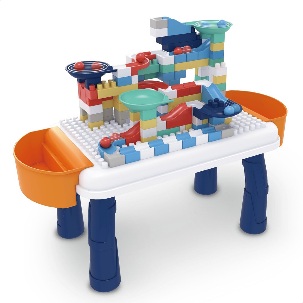 Mesa de Atividades Infantil Blocos de Montar Para Brincadeiras Interativas
