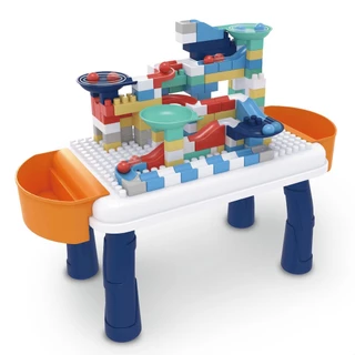 Mesa de Atividades Infantil Blocos de Montar Para Brincadeiras Interativas