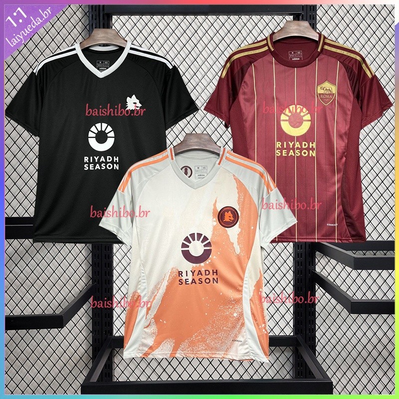 24/25 Casa Fora Terceira Camisa De Futebol HXTB