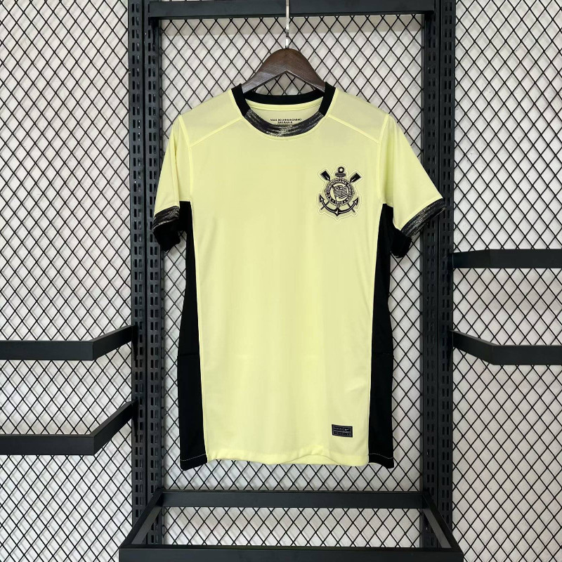 Camiseta de time Corinthians Amarelo