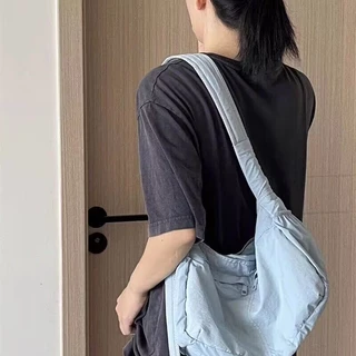 Impermeável grande capacidade leve Crossbody saco Casual multi-bolso viagem ombro saco feminino