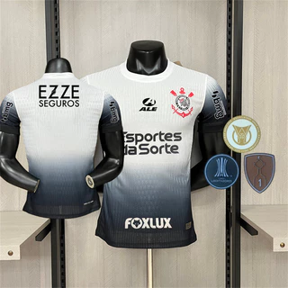 Camisa de Futebol 24/25 CS Versão Esportiva Camisetas Brancas