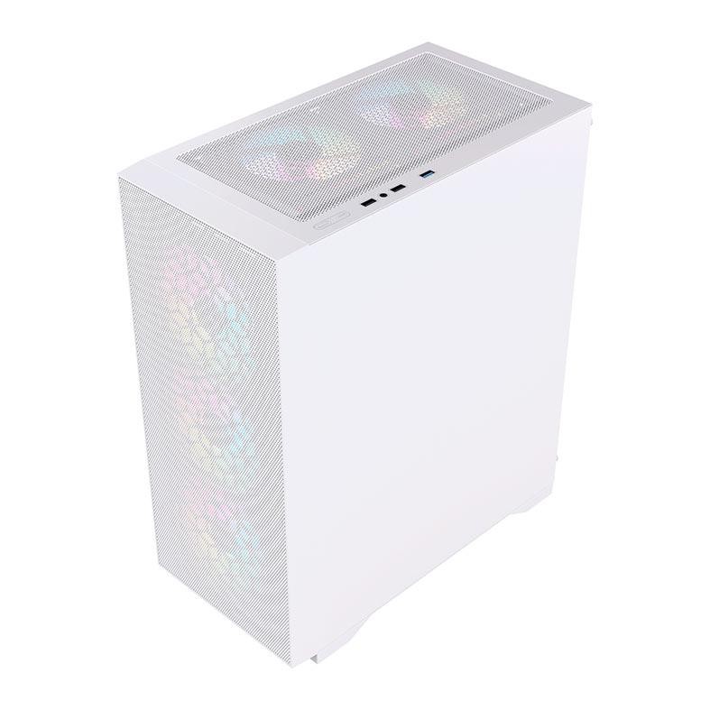 H&O × Geek Field _ ML SideTable Gabinete Gamer Acegeek Shield D440, Mid-Tower, Lateral de Vidro