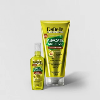 Kit DaBelle Hair Intense Abacate Nutritivo Óleo em Creme + Óleo Reparador 75ml (2 produtos)