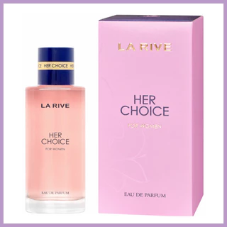 Perfume La Rive Her Choice Feminino 100ml Floral De Mulher Para Noite Dia a Dia