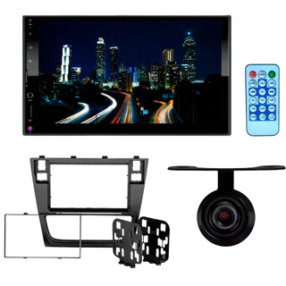 Central Multimídia Espelhamento Gol G6 / Voyage / Saveiro 2013 a 2015 Preta Mp5 2 Din 7" HT-3000