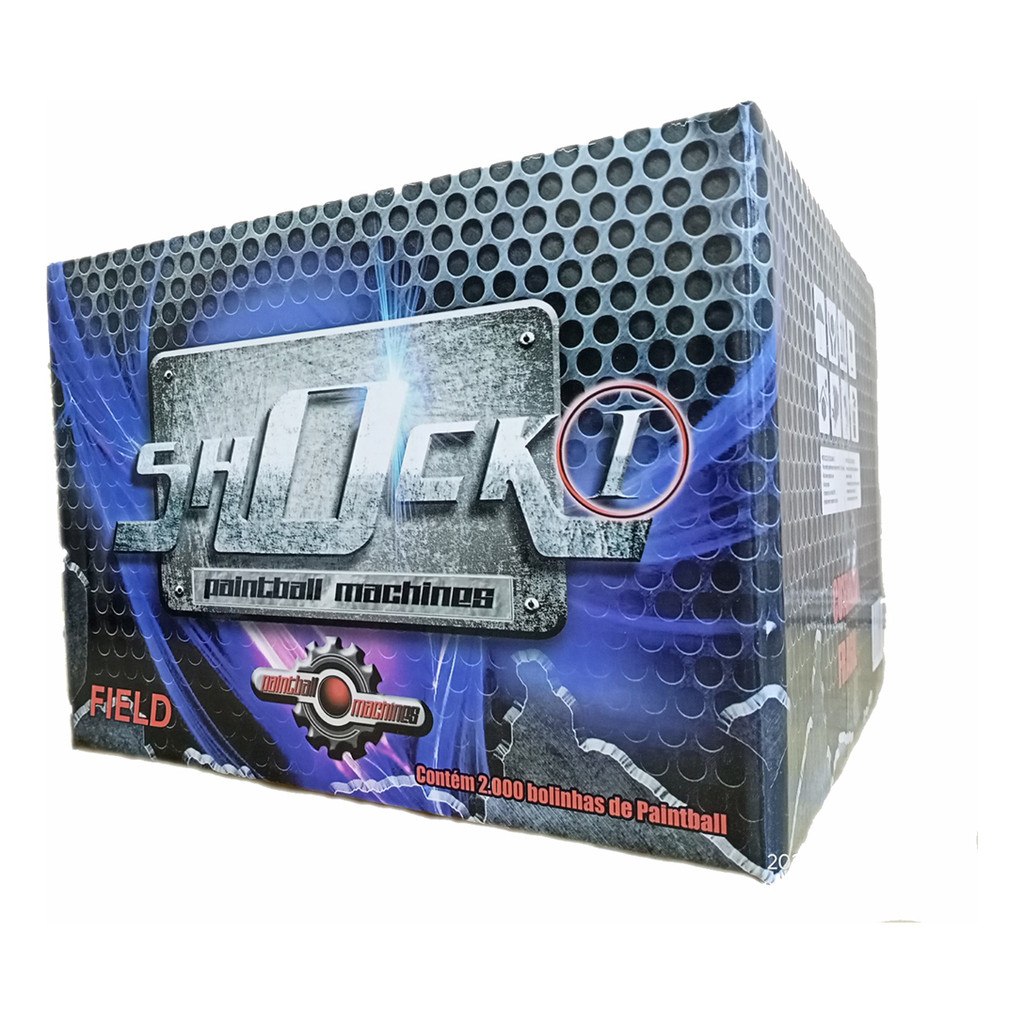 Bolinha Paintball Shock 1 - Paintball Machines 2000 Unid | Shopee Brasil