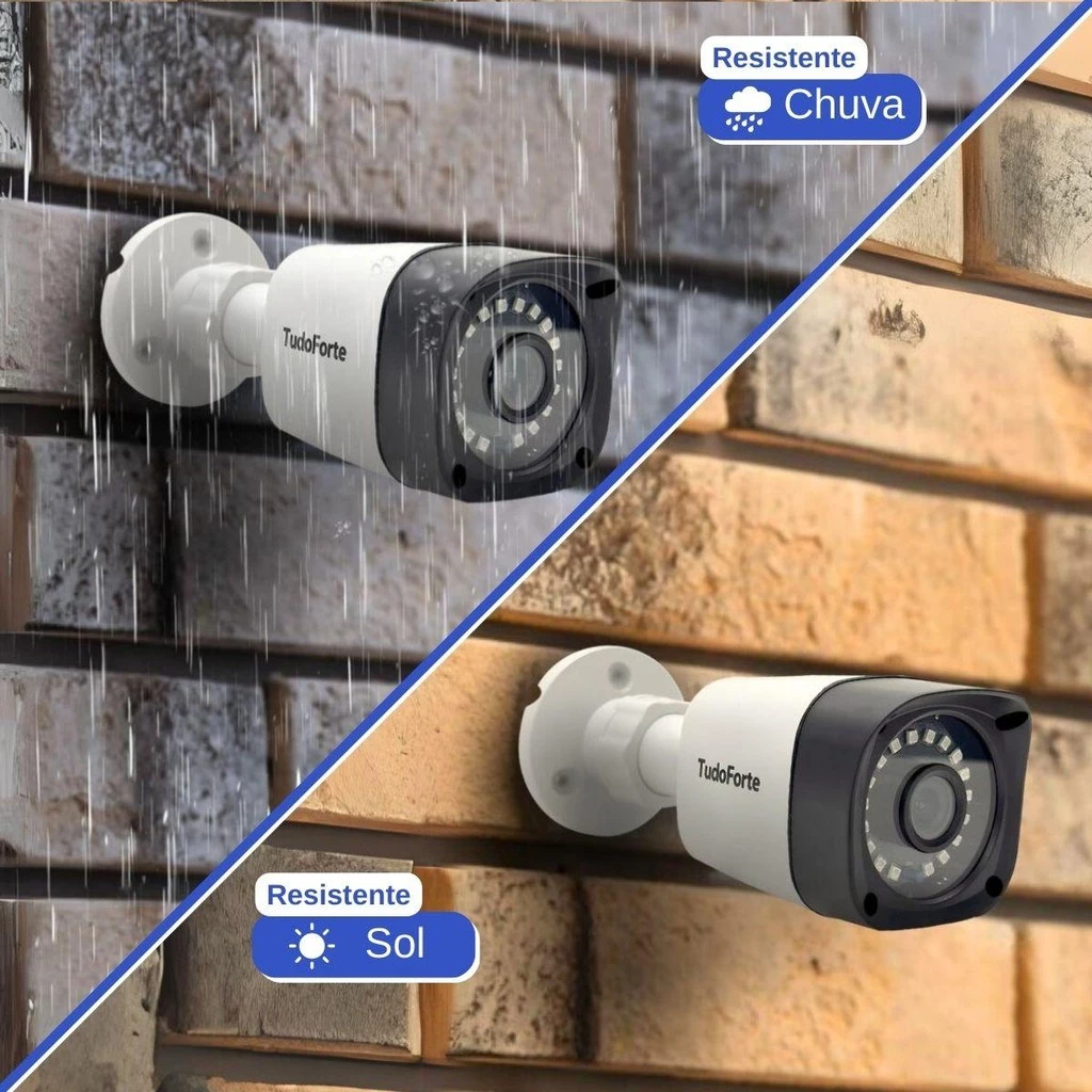 Kit 2 Câmeras de Segurança Full HD 1080p 2MP Bullet 20 Metros...