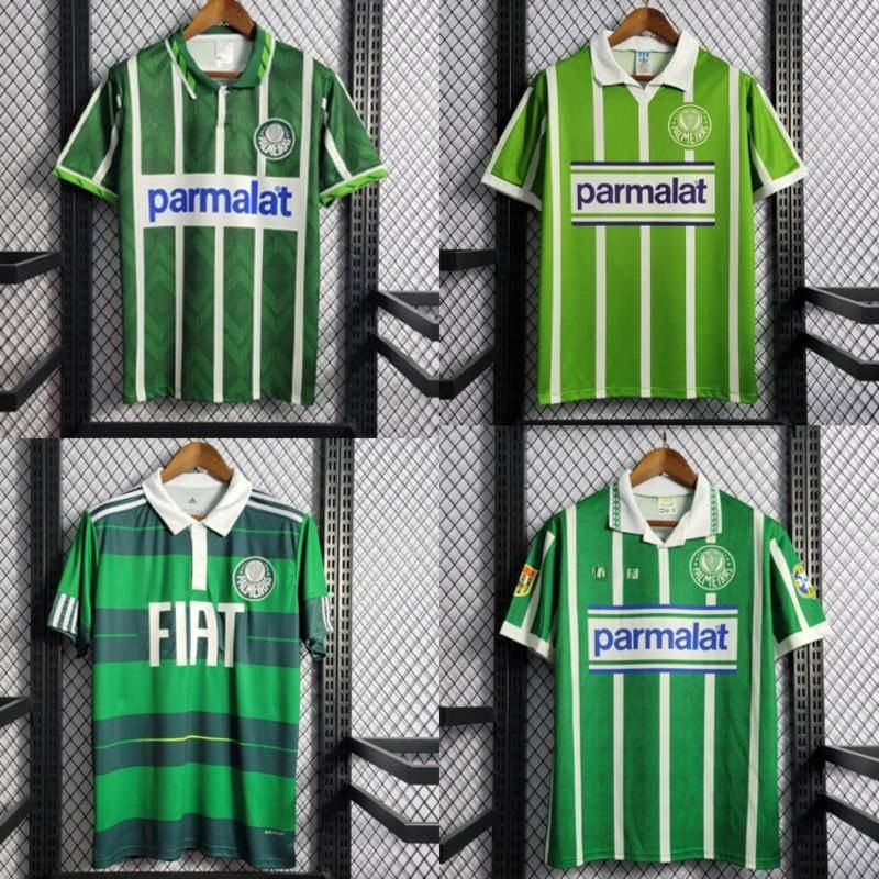 Camisa Retro 1996 92/93 93/94 10/11 Palmeiras Retro Home I PEMLS Camisa De Futebol 1YOH