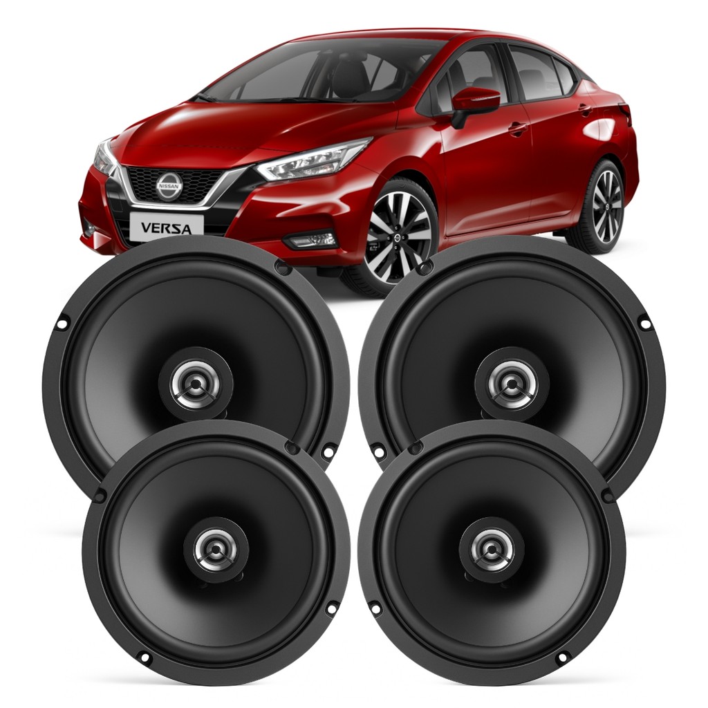 Kit Upgrade Completo Coaxial Nissan Versa 2007 a 2025 280W | Shopee Brasil