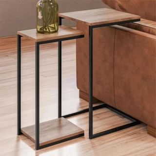 Mesa De Apoio Lateral Para Sofá Cama Notebook Portatil industrial