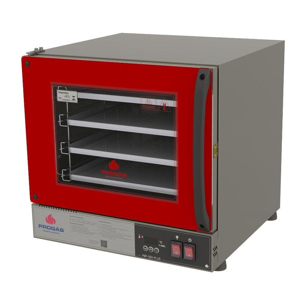 Forno Turbo Elétrico Progás Fast Oven Plus Vermelho 220V PRP