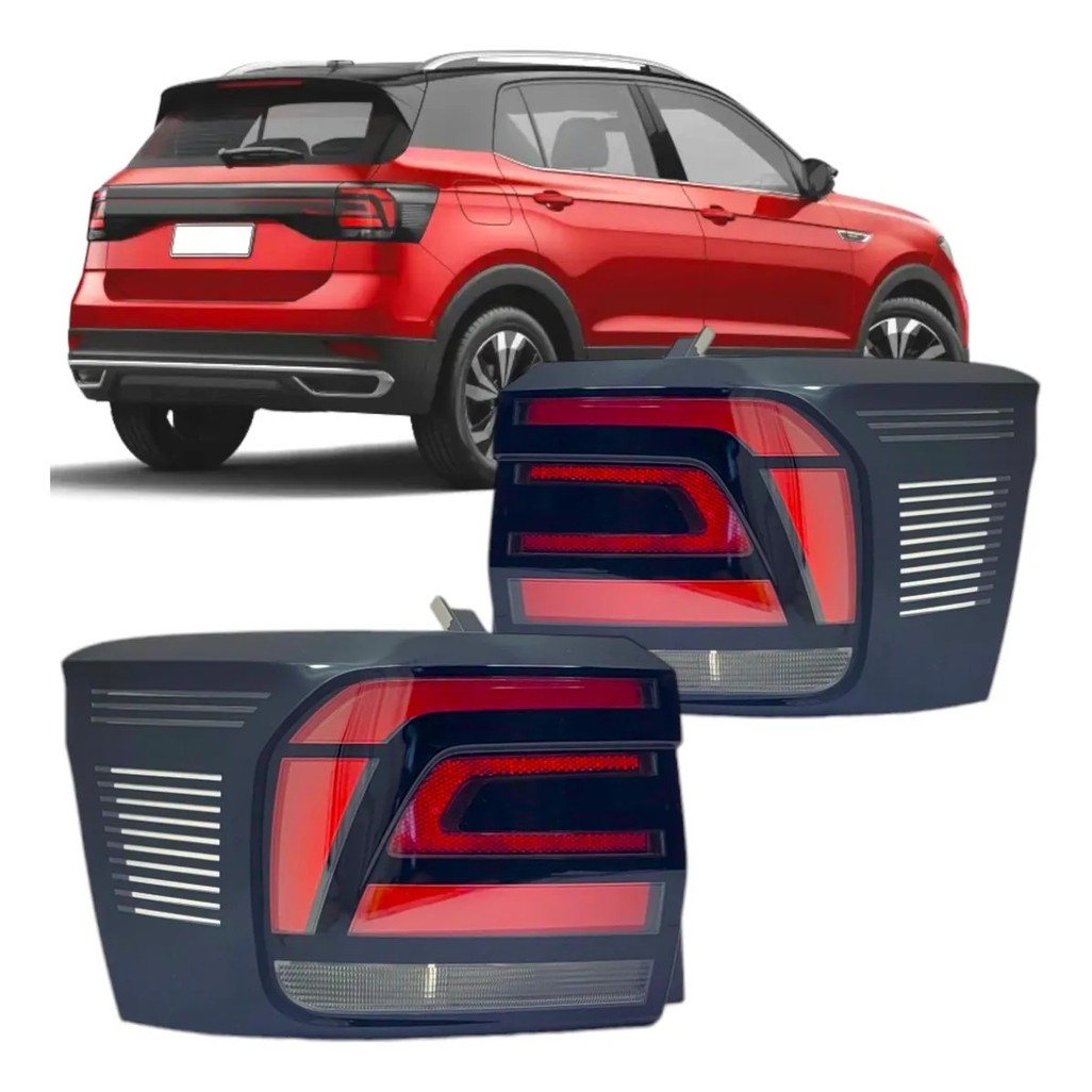 Par de Lanterna Traseira Original T-CROSS 2019 a 2023 | Shopee Brasil