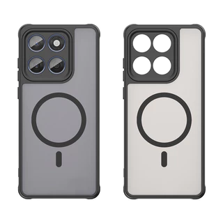Para Motorola MOTO Edge 60 Fusion , 2025 Caso Duro PC Airbag Fosco Anti-Óleo Acabamento Sucção Telefone Capa