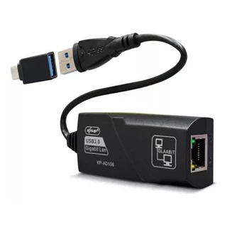 Adaptador Gigabit Lan Usb 3.0 Ethernet Rj45 10/100/100/1000